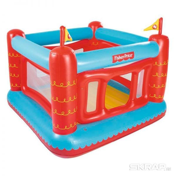 Надувной батут Fisher Price, 175*173*135 см, 93504 Bestway