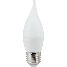 Лампа сд C37 7,0W 220V 2700K E27 свеча на ветру (композит) 130х37 Ecola candle