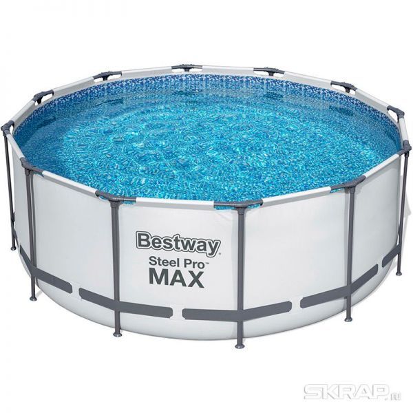 Бассейн каркасный Steel Pro MAX 366х122см с набором, 10250 л, 56420 Bestway