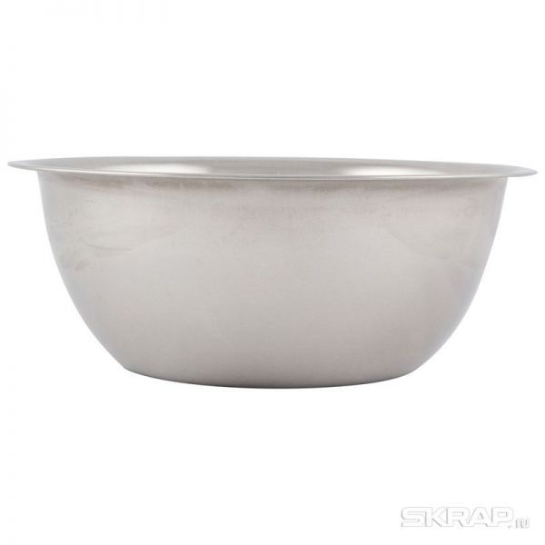 Миска Bowl-Roll-20, объем 1500 мл, из нерж стали, зеркальная полировка, диа 20 см