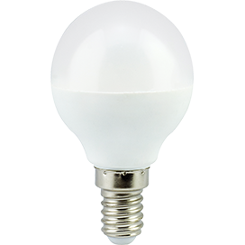 Лампа сд G45 8,0W 220V 2700K E14 шар (композит) 78x45 Ecola Globe