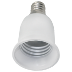 Переходник E14-E27, белый Ecola base