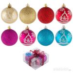 Набор шаров PB6-4TDG-MIX, 4 шт., 6 см