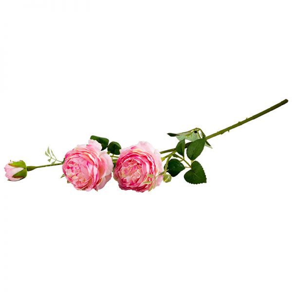 Цветок "Роза пионовидная" (2цветка+1бутон)