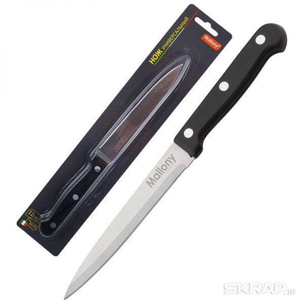 Нож с бакелитовой рукояткой MAL-05B универсальный, 12 см