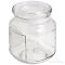Стеклянная банка для сыпучих продуктов со стекл плоской крышкой, ARIA, объем: 0,75 л