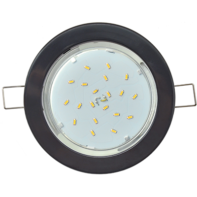 Светильник GX53 DGX5315 встраив. легкий черный 18x100 Ecola