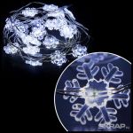 Гирлянда "Снежинки" на батарейках