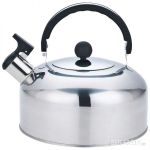 Чайник Casual, объем 2.5 л, из нерж стали со свистком, зеркальная полировка