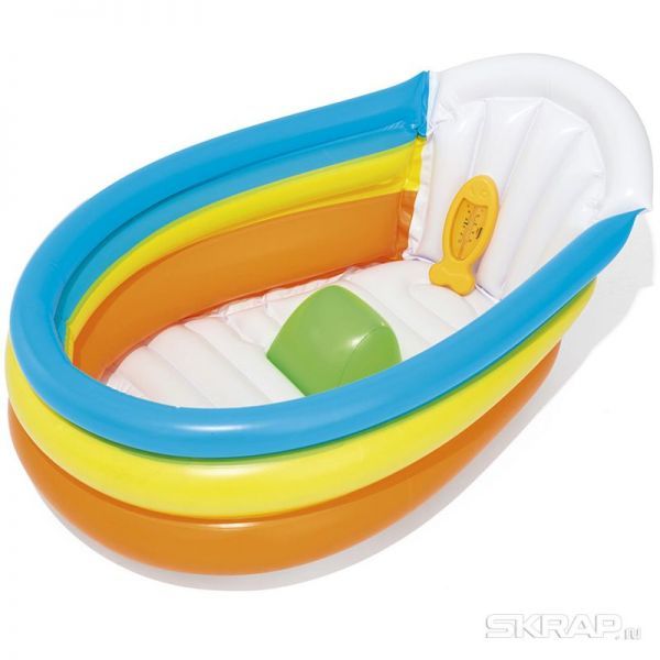 Надувной бассейн для младенцев Squeaky Clean 76 х 48 х 33см Bestway 51134