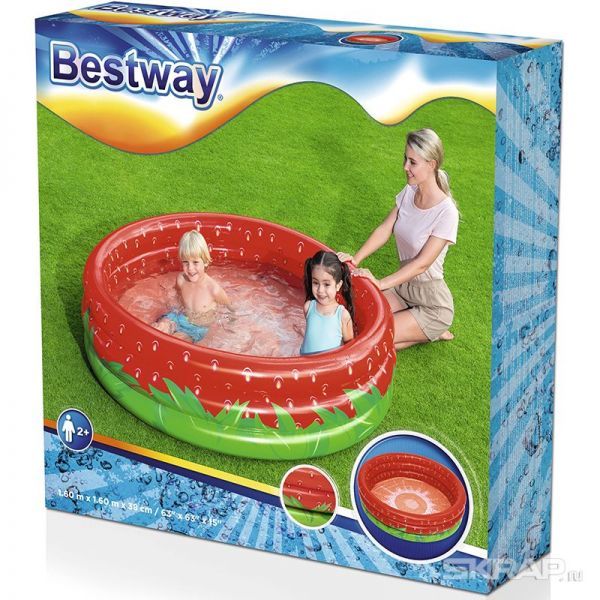 Надувной бассейн Sweet Strawberry 160*38 см Bestway 51145