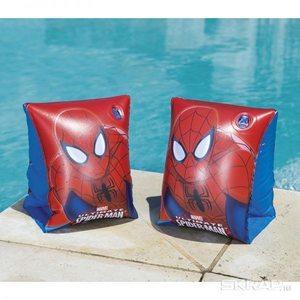 Нарукавники для плавания 23х15см, Spider-Man Bestway 98001