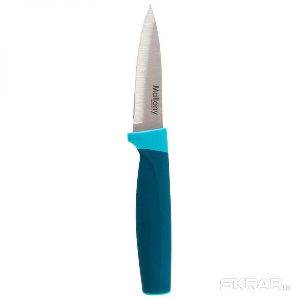 Нож с рукояткой софт-тач VELUTTO MAL-04VEL для овощей, 9 см