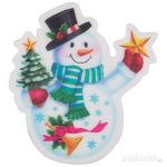Магнит новогодний "Снеговик" 3D