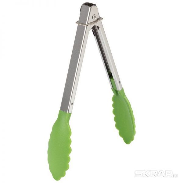 Щипцы кухонные Tongs-01 (нейлон, нерж.сталь), 17,5 см