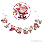 Гирлянда бумажная "Веселый Дед Мороз"