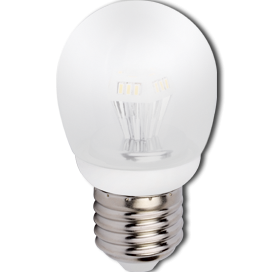 Лампа сд G45 4,2W 220V 4000К E27 полуматовый шар 84х45 Ecola Globe СПЕЦЦЕНА