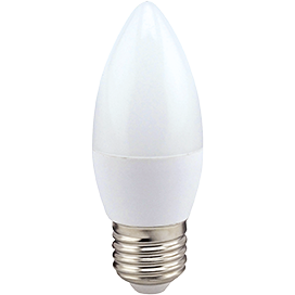 Лампа сд C37 8,0W 220V 4000К E27 свеча (композит) 100х37 Ecola candle