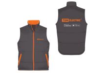 Жилет утеплённый серый (XL) TDM