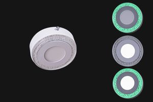 64033-9.5-001QPM LED3+3W GN панель светодиодная накладная