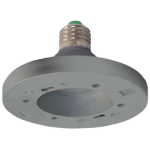 Переходник с цоколя E27 на GX70 серебряный Ecola base