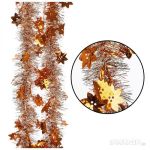 Мишура со снежинками "Новый год" цвет серебро+медь