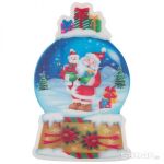 Наклейка новогодняя "Стеклянный шар" 3D