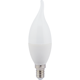 Лампа сд C37 9,0W 220V 2700К E14 свеча на ветру (композит) 129х37 Ecola candle Premium