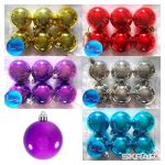 Набор шаров SYCB17B-080, 6 шт., 6 см пвх кор