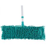 Швабра для пола с насадкой из микрофибры MopM4 «Лапша» бирюзовая