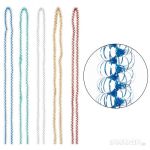 Мишура "Бусинка" 2м*1,5см, цвет ассорти, 1 слой