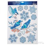 Наклейка интерьерная новогодняя "Зима"