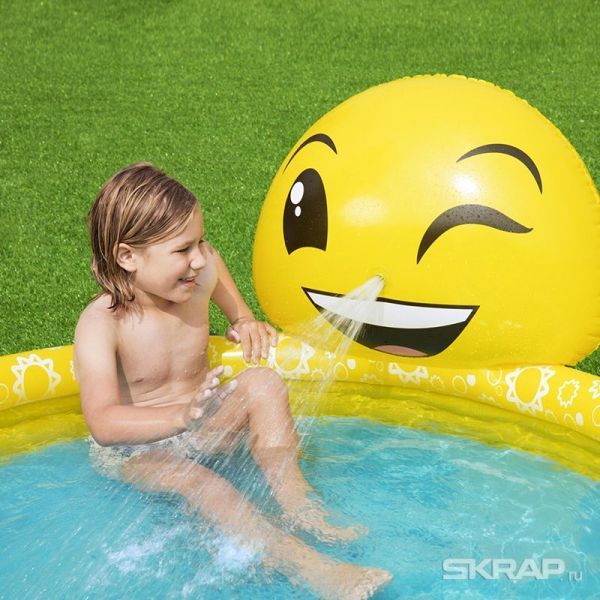 Детский бассейн Emoji 165 см*144 см*69 см Bestway 53081