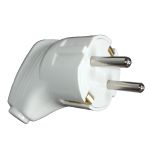 Вилка с з/к белая угловая 16А 250В инд. упак. TANGO (5/20/600) Вилка с з/к белая угловая 16А 250В инд. упак. TANGO (5/20/600)