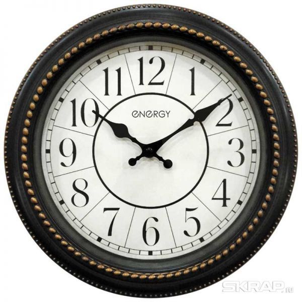 Часы настенные кварцевые ENERGY модель ЕС-118 круглые