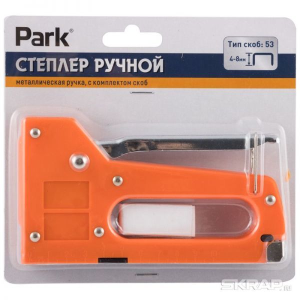 Степлер ручной Park тип 53 4-8мм металлическая ручка