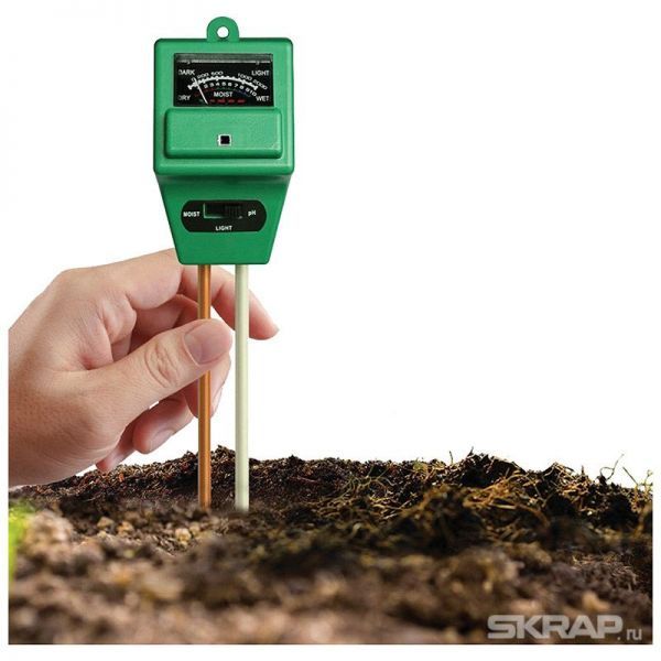 Измеритель влажности, кислотности и освещенности почвы
