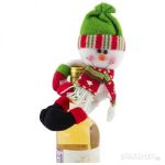 Украшение новогоднее из ткани Снеговик 066