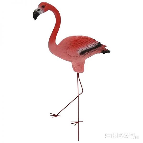 Фигурка садовая "Фламинго малый" H-70см