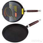 Сковорода блинная чугунная PCIF-24, диам - 24 см, в конверте, промасл. покрытие