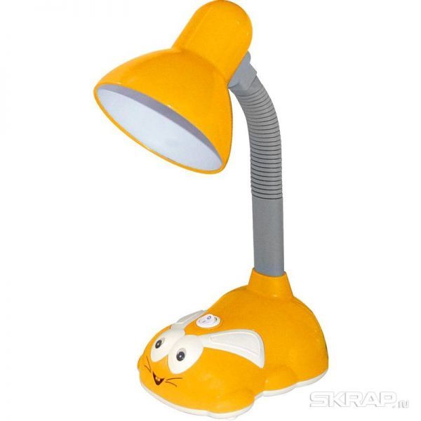Лампа электрическая настольная ENERGY EN-DL09-1C желтая (на замену 366009)
