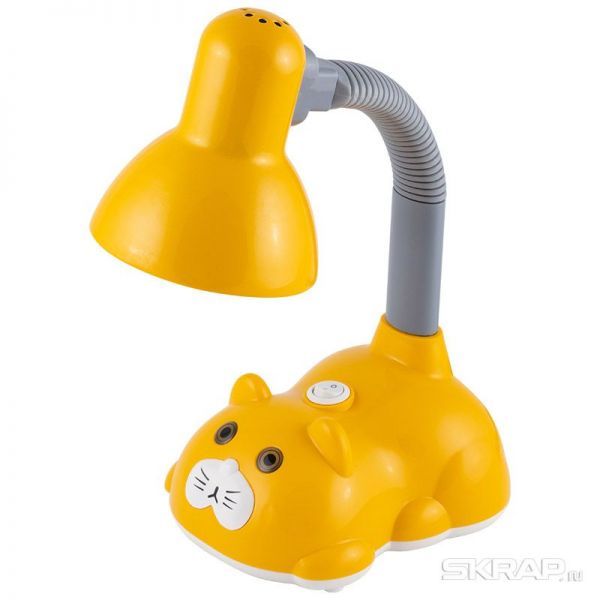 Лампа электрическая настольная ENERGY EN-DL08-1С желтая (на замену 366008)
