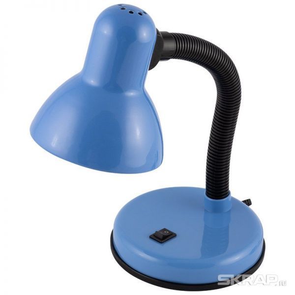 Лампа электрическая настольная ENERGY EN-DL03-2С синяя (на замену 366015)