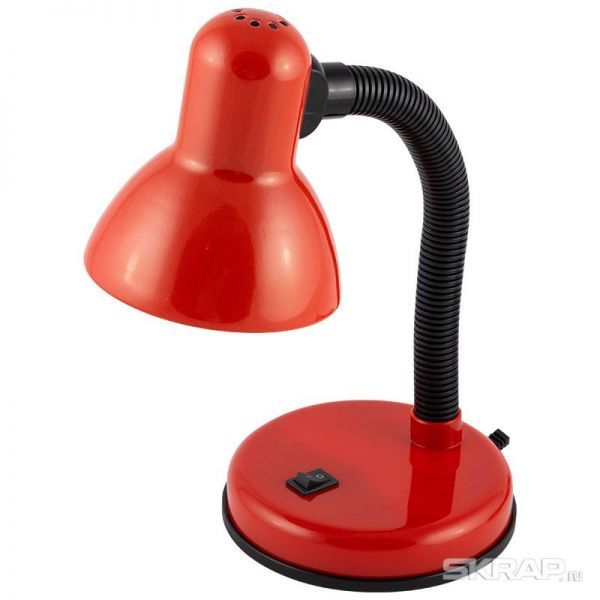 Лампа электрическая настольная ENERGY EN-DL03-1С красная (на замену 366003)